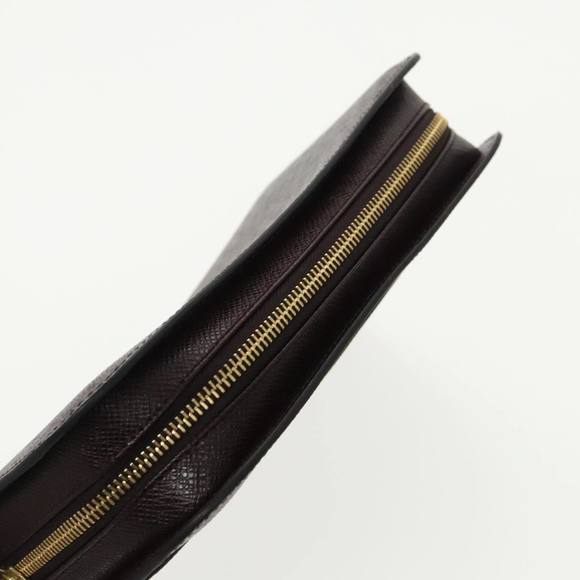 LOUIS VUITTON Taiga Baikal Clutch Bag Acajou M30186 LV Auth 98749 - Picture 5 of 16